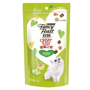 珍致成猫幼猫猫咪零食磨牙洁齿高蛋白营养猫薄荷饼干喵脆之吻猫零食小鱼饼干3包