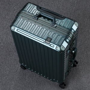 罗恩Ronoen漫游万向轮铝框行李箱24寸旅行箱包28大拉杆箱26登机箱20英寸小型密码登机箱子男女皮箱商务出差托运箱