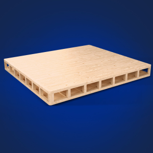 艺可恩松木床架排骨架双人床1.5硬板床垫护腰椎1.8米床板实木榻榻米定做