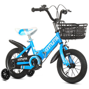 2024款儿童自行车3岁宝宝脚踏单车2-4-6岁男孩小孩6-7-8-9-10岁折叠童车漂亮妈妈
