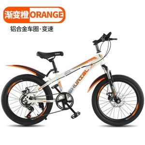 儿童自行车男女孩中小学生轻便双碟刹变速减震山地单车20/22/24寸