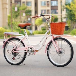 碟刹变速自行车22/24/26寸男女式通勤学生公主轻便休闲车