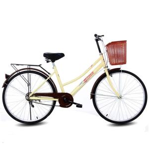 学生通勤单速变速24寸26寸自行车女式单车男式轻便车老式