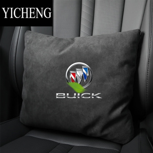 YICHENG适用于汽车抱枕被可定制型格英朗君威昂科威腰靠枕两用折叠
