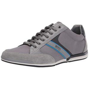 雨果博斯(HUGO BOSS)Sneakers Slipper 男子低帮鞋 吸湿排汗系带 时尚百搭休闲鞋