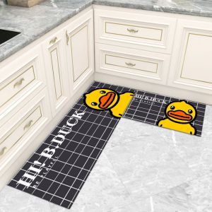 厨房地垫吸水吸油防滑脚垫可水洗易清洁长条地毯组合地垫子