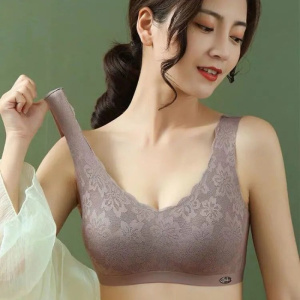 内衣女无钢圈美背小胸聚拢收副乳薄款运动背心式文胸