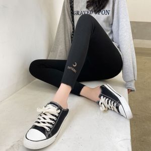 打底裤女外穿高腰秋冬季加绒加厚秋裤大码一体防寒保暖棉裤