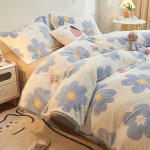 加绒毛毯四季通用保暖床单儿童午睡毯子珊瑚绒加厚办公室午休盖毯