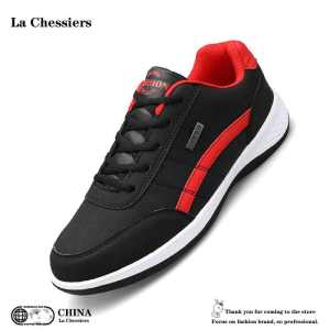 La Chessiers2024年新款四季大码男鞋个性潮流百搭运动休闲时尚板鞋