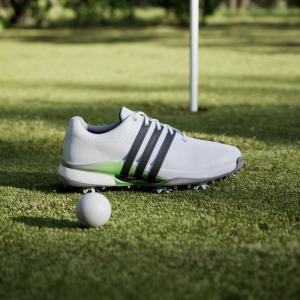 Adidas 阿迪达斯 女士高尔夫球鞋TOUR360 24 BOOST 户外运动休闲鞋 透气舒适小白鞋