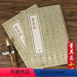 [正版]董其昌全2册历代名家小楷珍品简体旁注收录法卫夫人册乐毅论月赋书法名品集翰墨聚珍法书精选书东方朔答客难岳阳楼记书