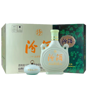 汾酒藏青双耳汾53度 475ml*6瓶装原箱 清香型白酒 2970