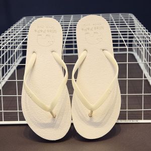 人字拖女ins潮夏季外穿时尚夹脚沙滩拖鞋防滑厚底情侣外出凉拖鞋