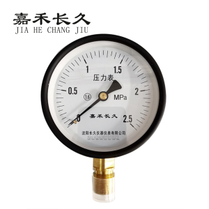 嘉禾长久/压力表/Y100 1.6级/个