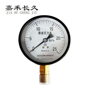 嘉禾长久+膜盒压力表检测定制型+YE100+块