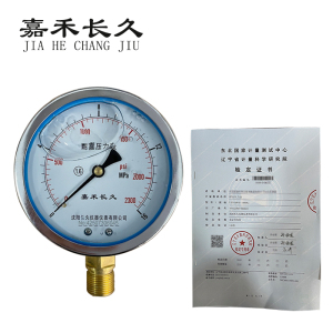 嘉禾长久 耐震压力表(带辽宁省级检定证书) YTN100 块
