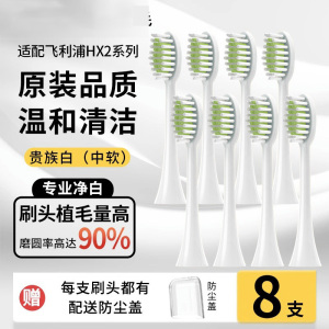 适用飞利浦电动牙刷头小羽刷HX2033/2421/2451/2471/2100替3139g