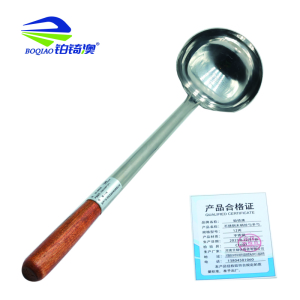 铂锜澳不锈钢木柄炒勺手勺 个