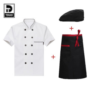 Tduo炊事员工作服三件套 U27 套