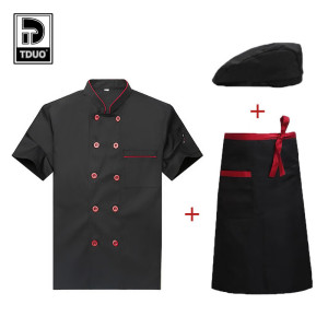 Tduo炊事员工作服三件套 U27 套