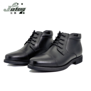 佳腾 棉皮鞋 皮鞋 防寒 保暖 平底 羊毛一体 棉鞋