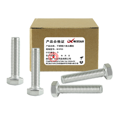 昡 不锈钢六角头螺栓 M10*55 个