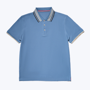 尘界夏季新款男士短袖POLO衫高端翻领商务风薄款t恤