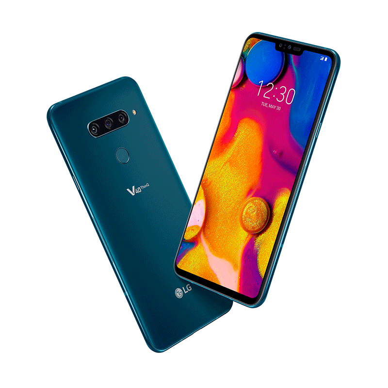自营香港仓 lg v40 thinq 智能手机 蓝色