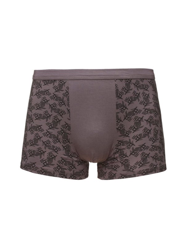 三枪mum 男士内裤男平角裤舒木尔紧身透气中腰舒肤棉印花男短裤54023