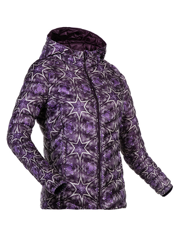 la proie/法国莱博瑞女装 冬款户外休闲女式超轻印花羽绒服cc1672060