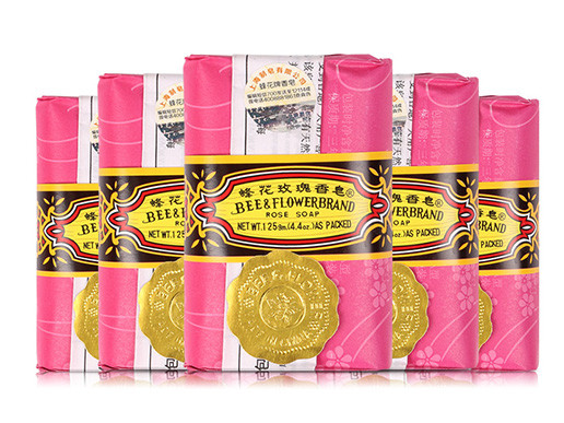 老牌国货 蜂花玫瑰皂5块组合装 上海香皂 国货精品 正品保证 &yen; 送