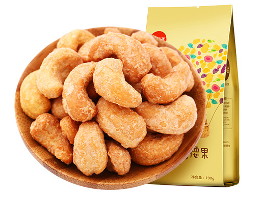 百草味炭烧腰果100g