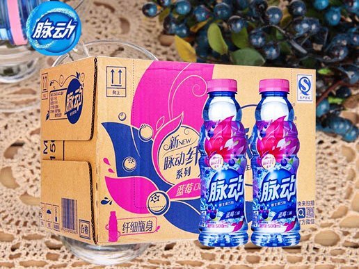 脉动(mizone) 蓝莓味运动饮料500ml *15瓶整箱